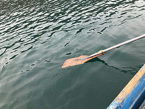 泸沽湖划船