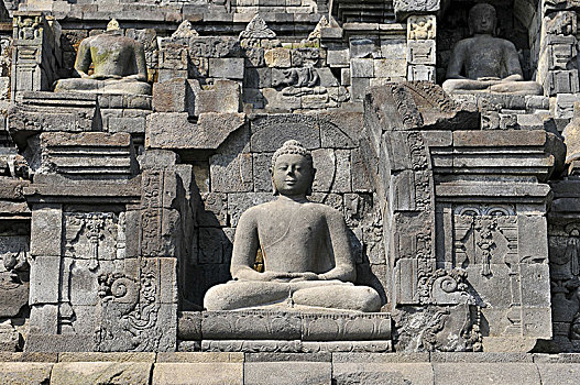 佛像,婆罗浮屠,印度尼西亚