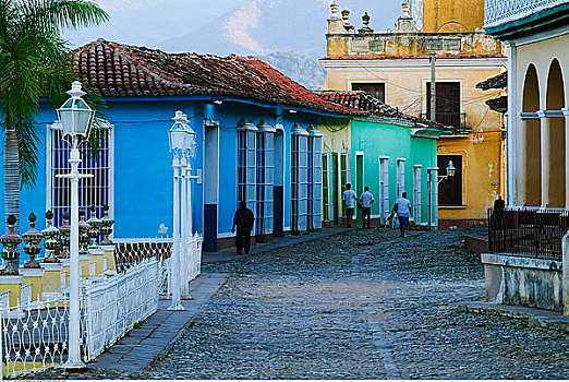 街景,特立尼达,古巴
