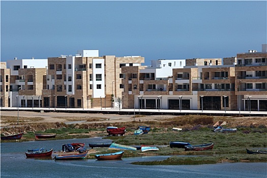 新,奢华,公寓楼,码头,拉巴特,摩洛哥