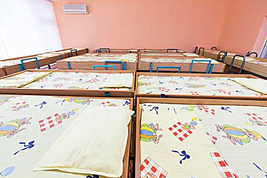 幼儿园,卧室,小,床