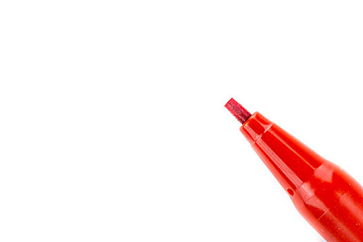 红色,记号笔,白色背景,背景