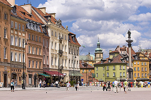 建筑,老城,华沙,波兰