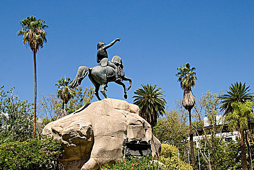 雕塑,门多萨,阿根廷