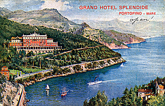大酒店,波托菲诺,意大利,20世纪