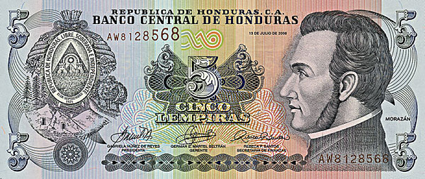 货币,洪都拉斯,2006年
