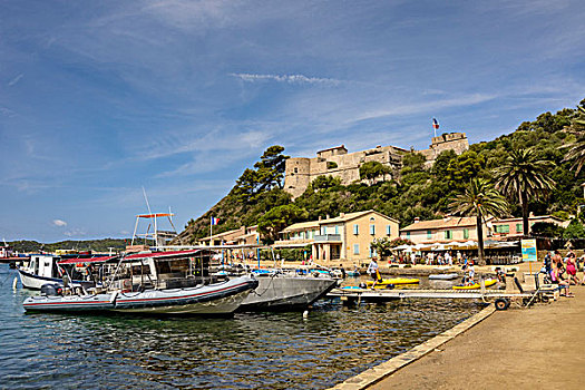 风景,港口,岛屿