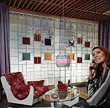 复古,客厅,60年代