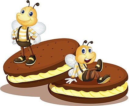 蜜蜂,饼干