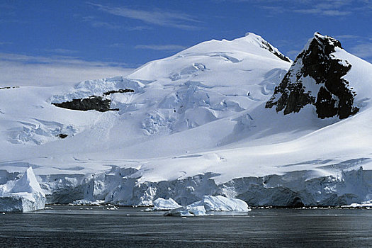 南极半岛,风景,冰河