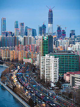 北京城市夜景