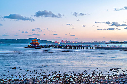 青岛栈桥风光