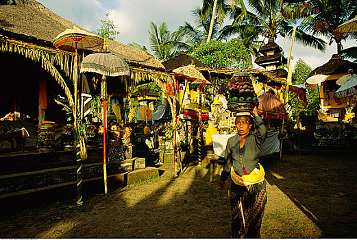 街景,巴厘岛,印度尼西亚