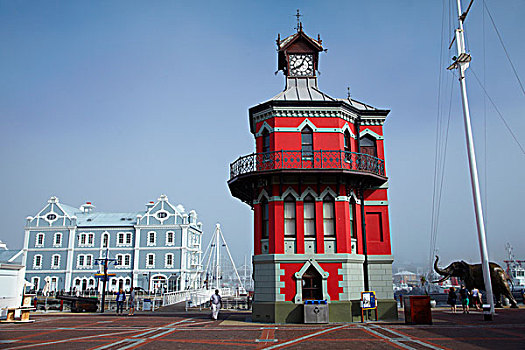 历史,钟楼,建筑,维多利亚和阿尔佛雷德水滨,开普敦,南非