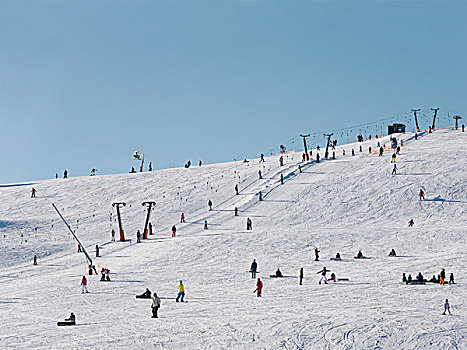 滑雪坡,巴登符腾堡,德国