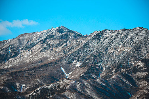 北京市门头沟区城子地区暴雪过后阳光初霁