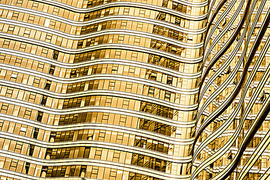 金色建筑结构