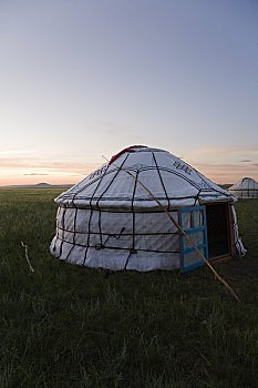 户外,蒙古包,内蒙古,中国