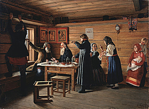 宗教,1867年,艺术家