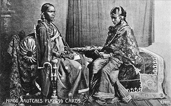 印度教,纸牌,印度,早,20世纪