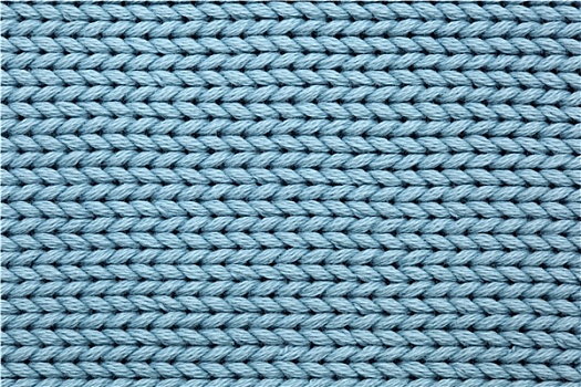 蓝色,编织,布,质地,背景