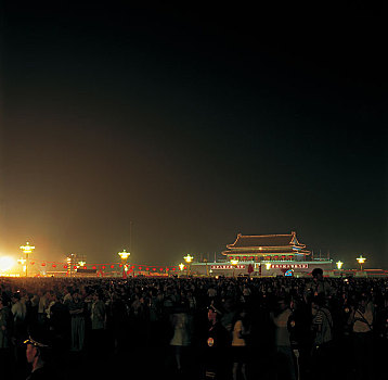 北京长安街夜景