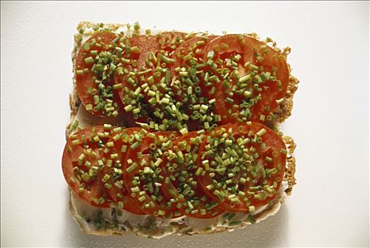 西红柿,三明治