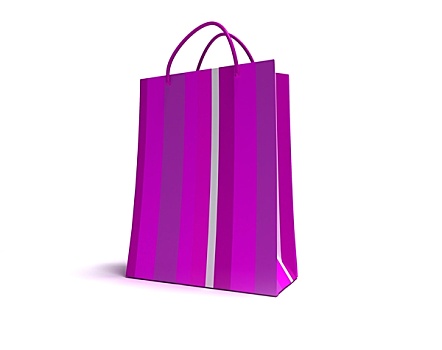 粉色,紫色,购物袋
