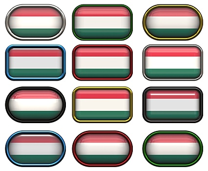扣,旗帜,匈牙利