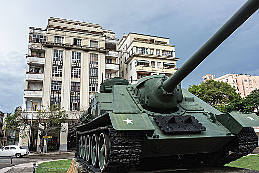 古巴,哈瓦那,博物馆,坦克