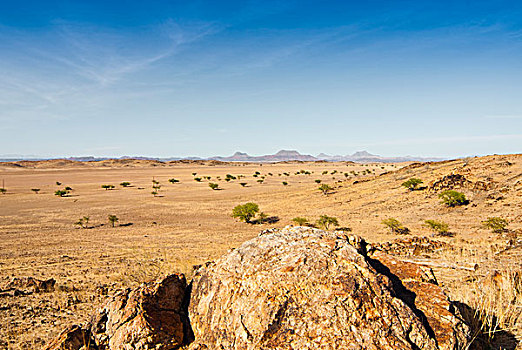 风景,荒漠景观,达马拉兰,区域,纳米比亚,非洲