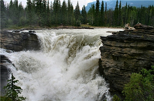 阿萨巴斯卡瀑布,加拿大
