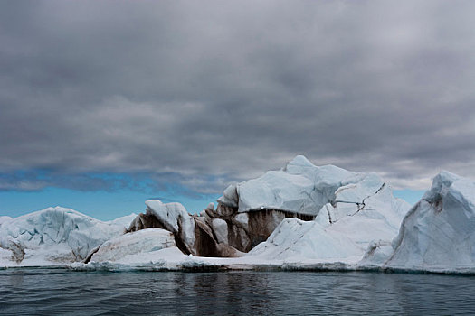 冰山,斯瓦尔巴特群岛,挪威