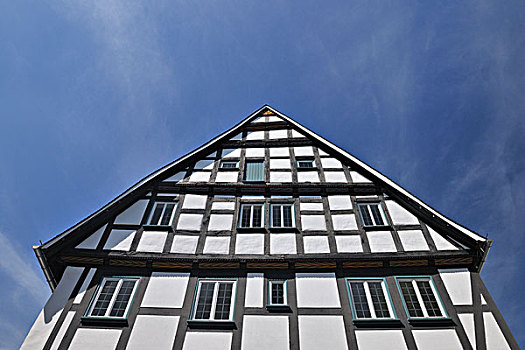 半木结构房屋,阿恩斯贝格,北莱茵-威斯特伐利亚,德国