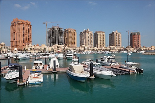 码头,波尔图,阿拉伯,多哈,卡塔尔,中东