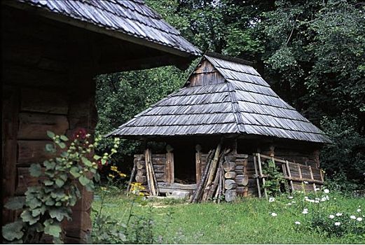木屋,乌克兰,欧洲