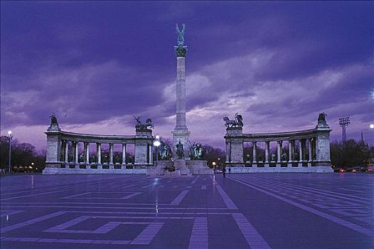 纪念建筑,广场,布达佩斯,匈牙利,欧洲,欧盟新成员