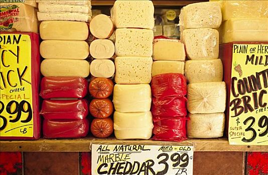 奶酪,肯星顿市场,多伦多,安大略省,加拿大