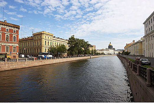 水道,市区,圣彼得堡,俄罗斯