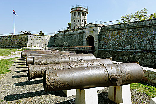 城堡,堡垒,普拉,伊斯特利亚,克罗地亚,欧洲