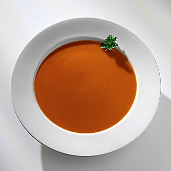 碗,西红柿汤