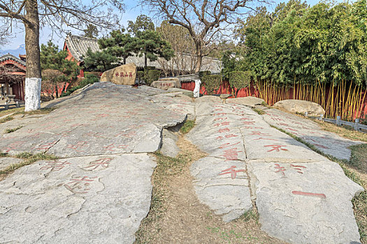 山东省泰安市泰山岱庙石刻