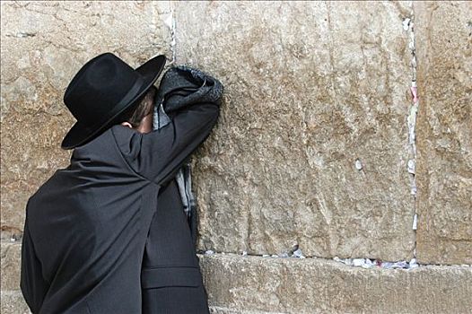 以色列,正统犹太教,祈祷,哭墙