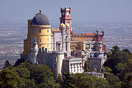 钟楼,岩石,国会大楼,辛特拉,世界遗产,里斯本,葡萄牙