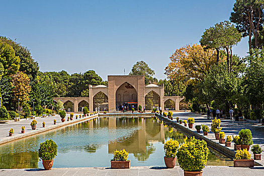 伊朗,伊斯法罕,城市,宫殿,花园,世界遗产