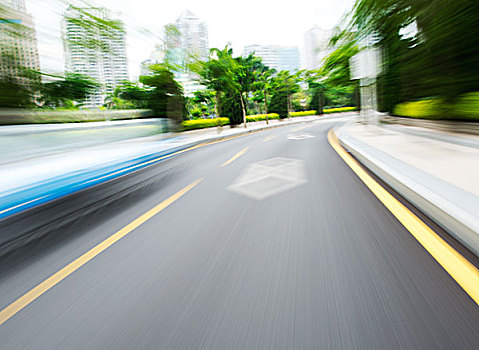 道路,动感