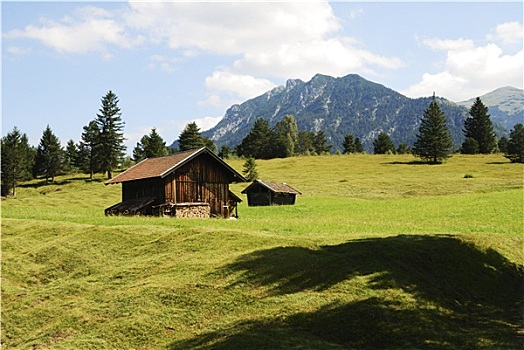谷仓,阿尔卑斯山