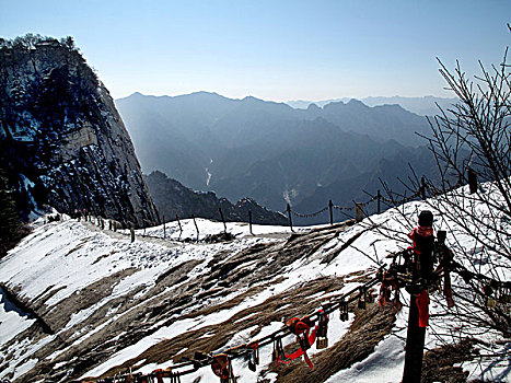 陕西-西岳华山西峰屈岭