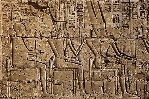 埃及,路克索神庙,卡尔纳克神庙,特写,石刻,神祠,复杂