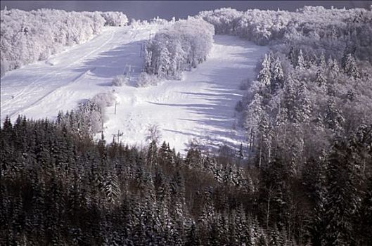 风景,滑雪道